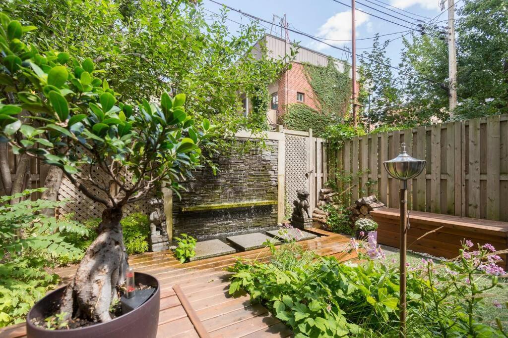 Architect House With Private Roof Top Terrace & Garden - Terrace Saint-Hubert Villa Montreal Exterior photo